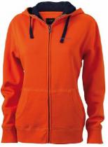 Hoody "orange" Damen 
