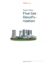 Broschüre "Power Plants" Flue Gas Desulfurization 