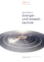Broschüre "Werkstoffe für Energie- und Umweltechnik" 