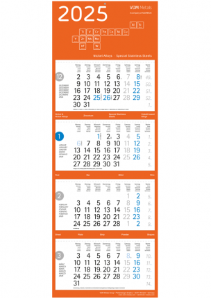 VDM Jahreskalender 2025 