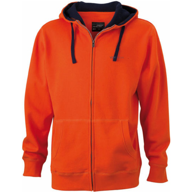 Hoody "orange" Herren 