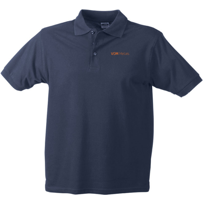 Polohemd Herren "blau" 