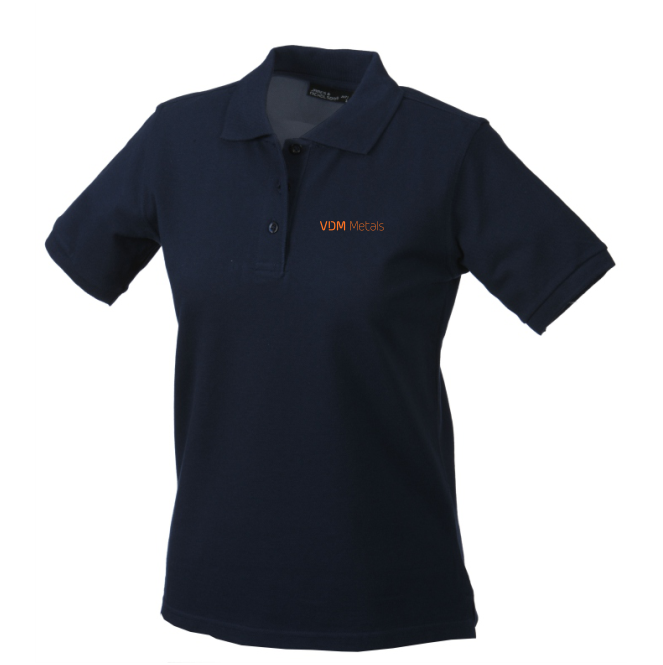 Polohemd Damen "blau" 