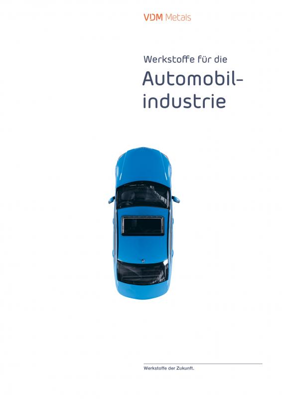 Broschüre "Automobilindustrie" 
